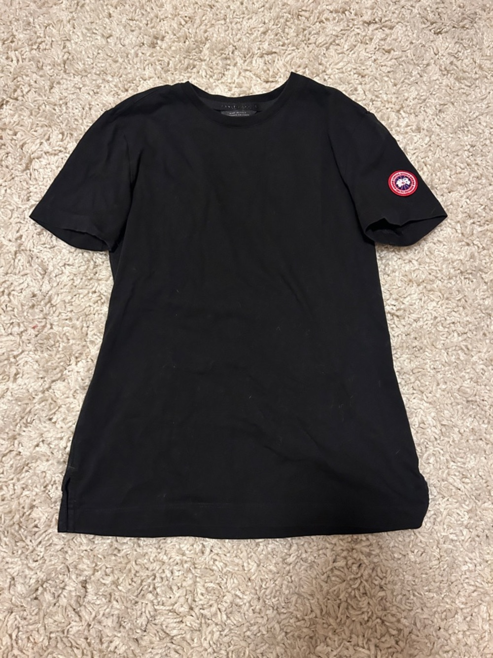 Canada Goose Black Crewneck Short Sleeve Tee